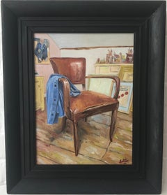 Alan Latter, chaise de studio, scène d'intérieur