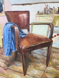 Alan Latter, Studio Chair, interior scene