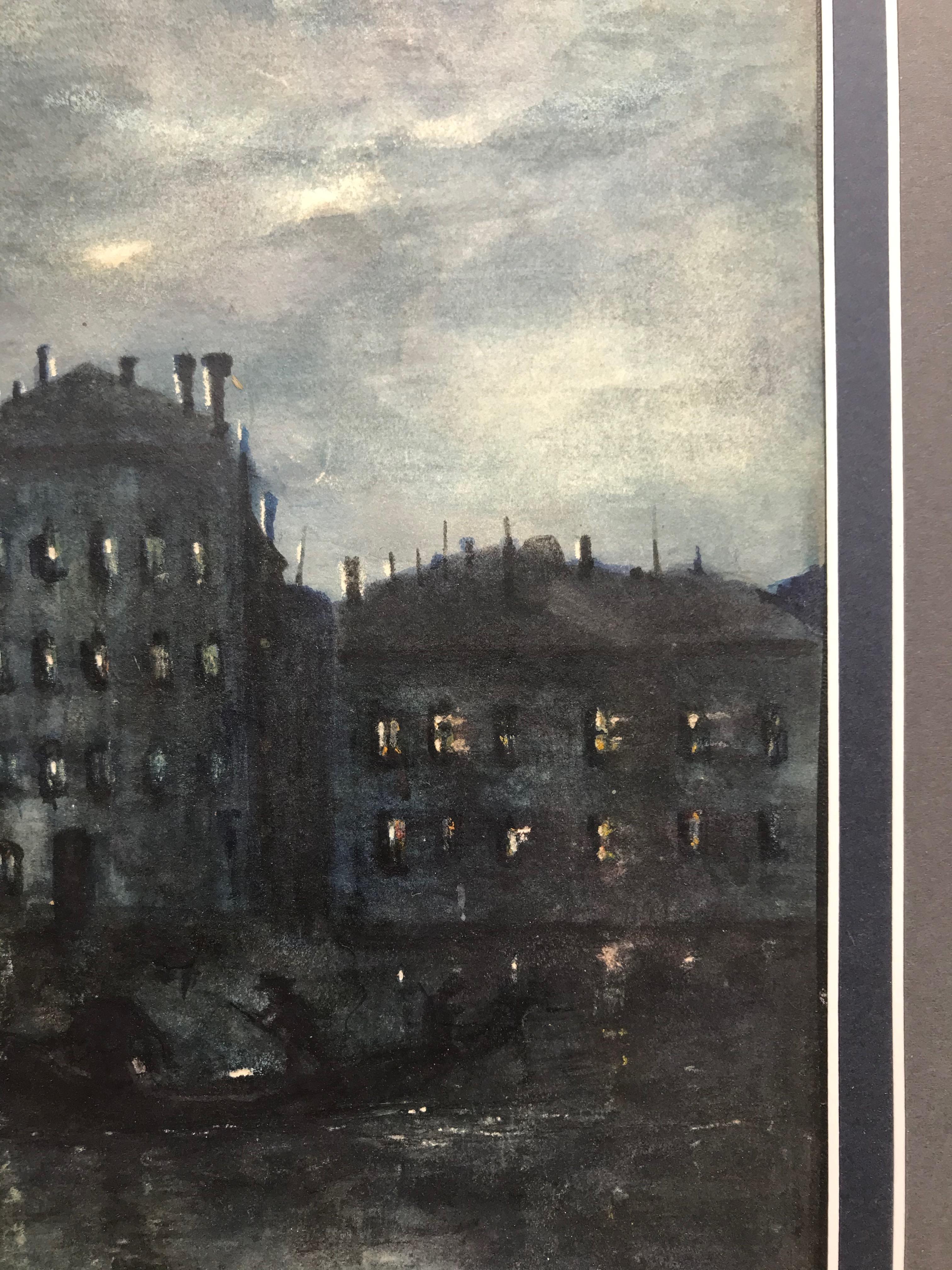 Gunner Mears, The Grand Canal, Venice, First World War interest, Outsider Art 1