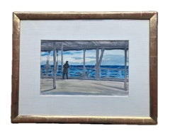 Sir David Muirhead Bone, A Mediterranean evening on a P & O cruise liner