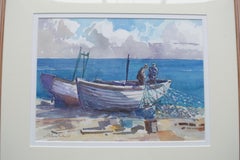 James Bruce-Lockhart, Bringing in the nets, coastal scene