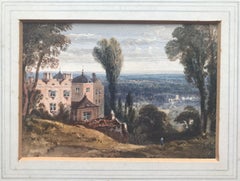 William Crouch, View of a country house, Yalding Downs, Kent
