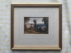 William Crouch, View of a country house, Yalding Downs, Kent