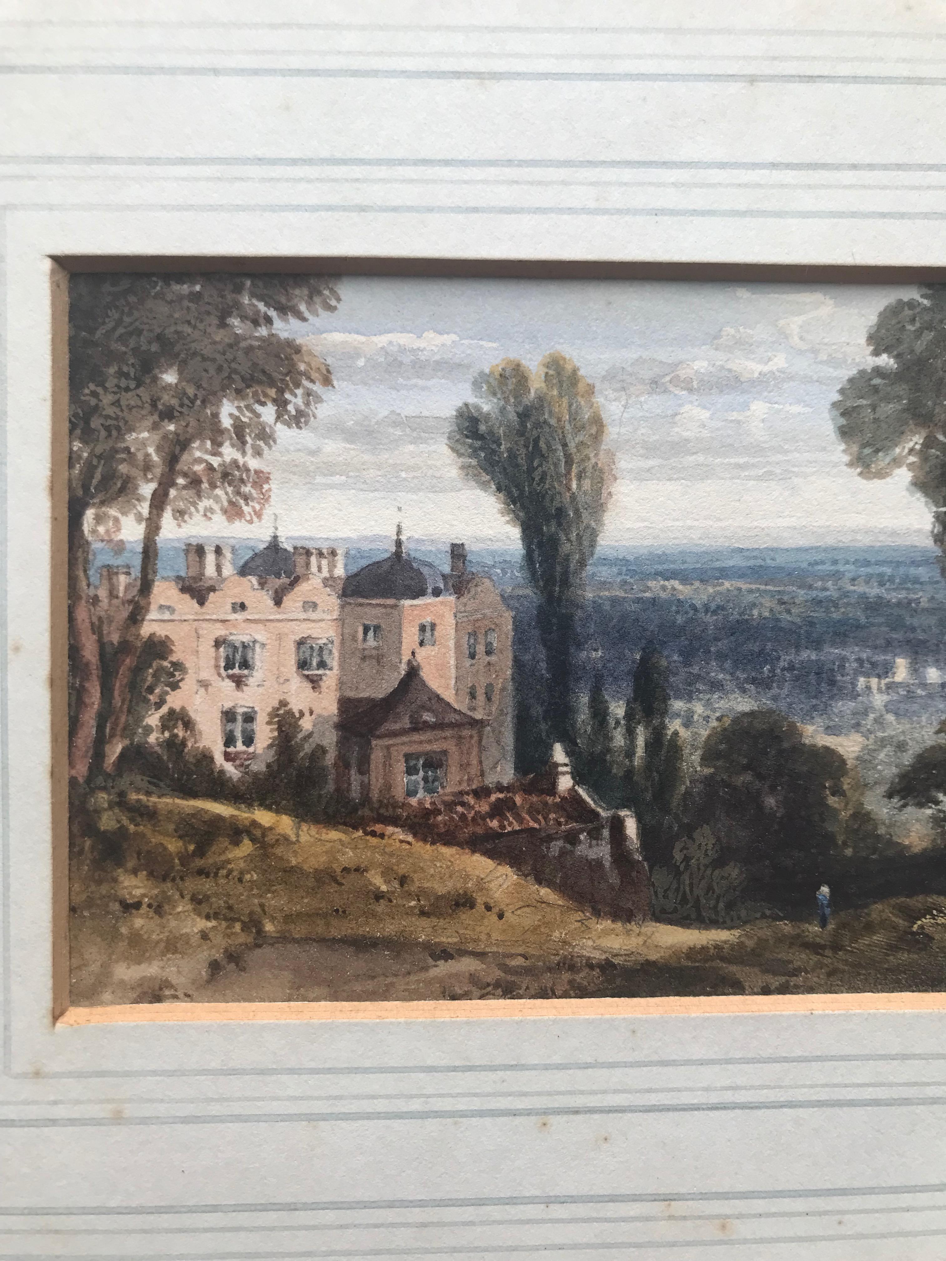 William Crouch, View of a country house, Yalding Downs, Kent 4