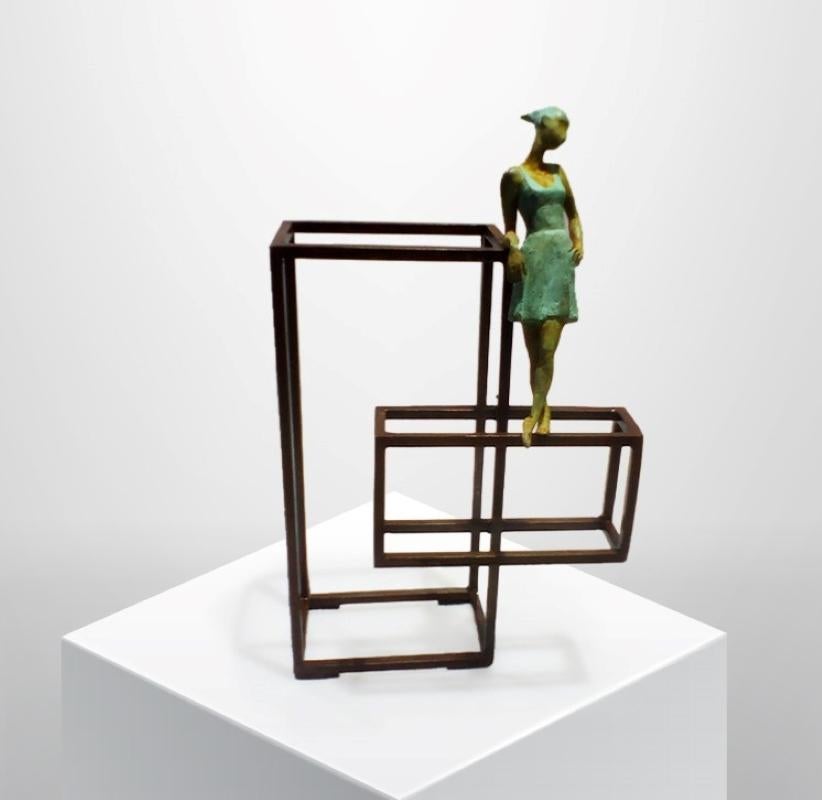 Table « Cuba Bolero » contemporaine en bronze, sculpture murale figurative danse cubaine - Sculpture de Joan Artigas Planas