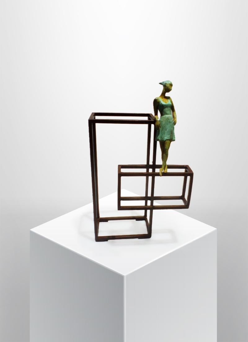 Table « Cuba Bolero » contemporaine en bronze, sculpture murale figurative danse cubaine - Contemporain Sculpture par Joan Artigas Planas