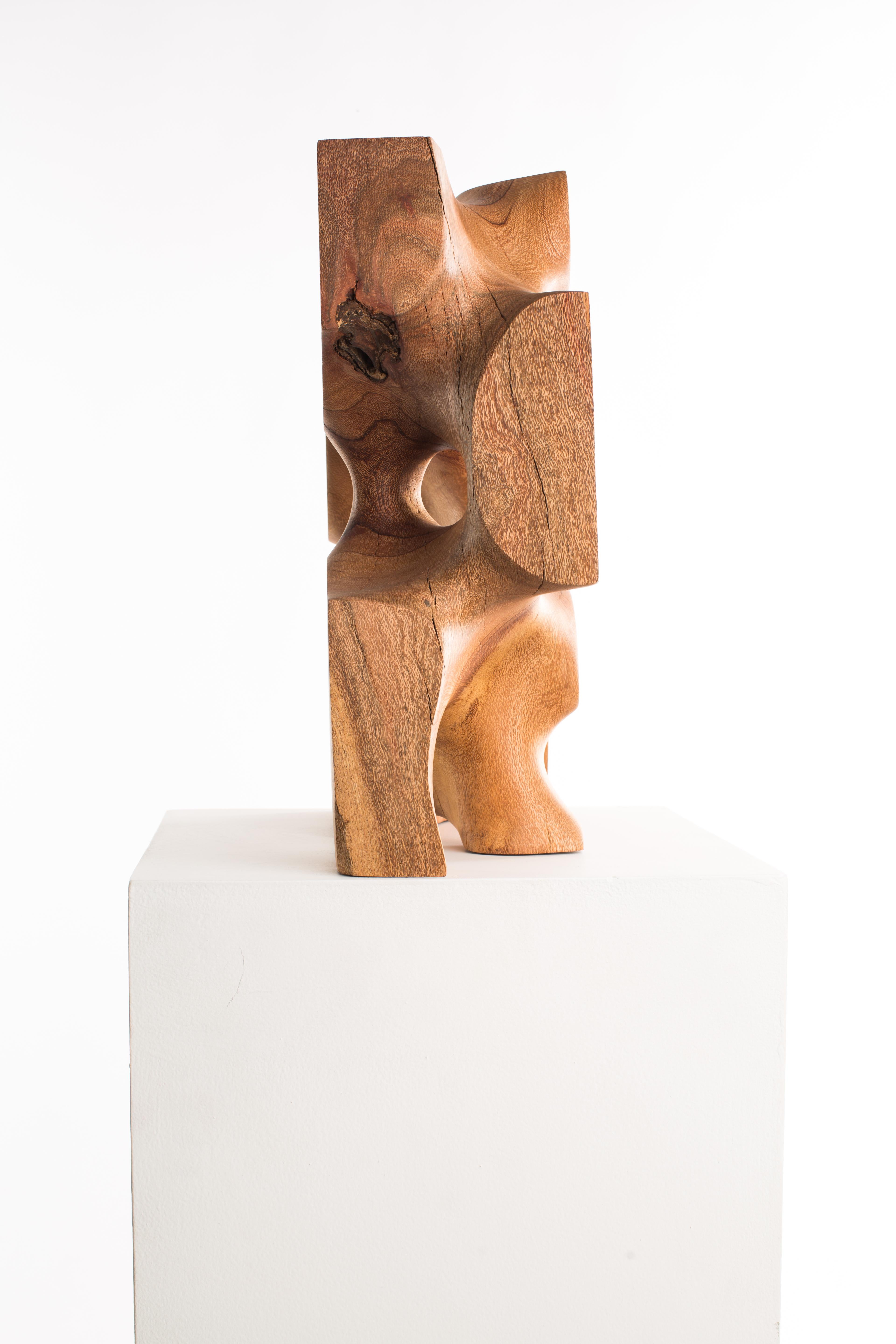 Wooden Cuboid 007 
1/1
Silky Oak
45cm x 37cm x16,5 cm 
9.3Kg
2020

Crystalized Sculptures is an abstracted exploration of marks left on the physical mind by experiences of emotion and feelings. In Driaan Claassens' work, where whisps portray the