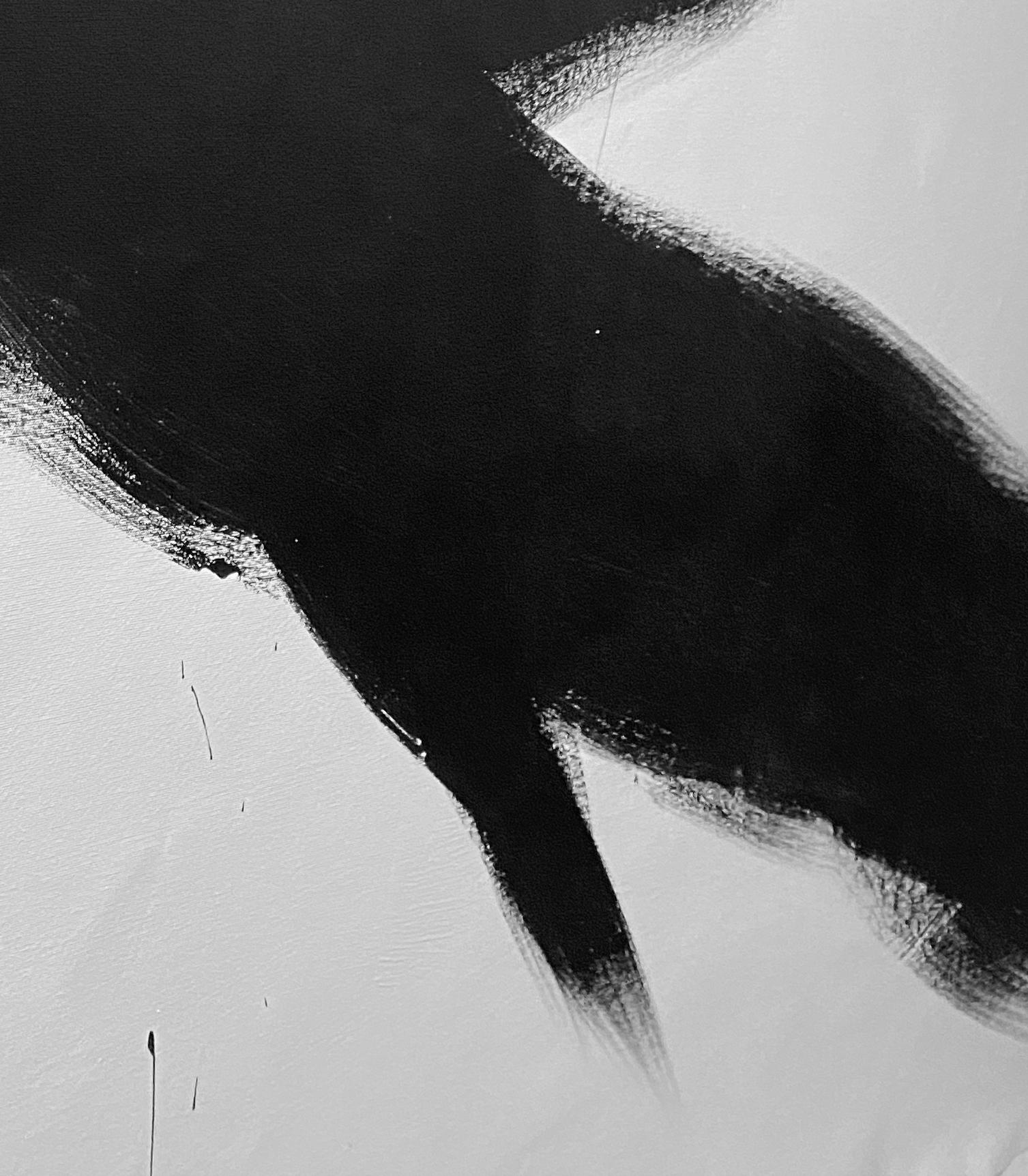 Astratto B3 - Abstract Painting Grigio di Carlos Mercado
