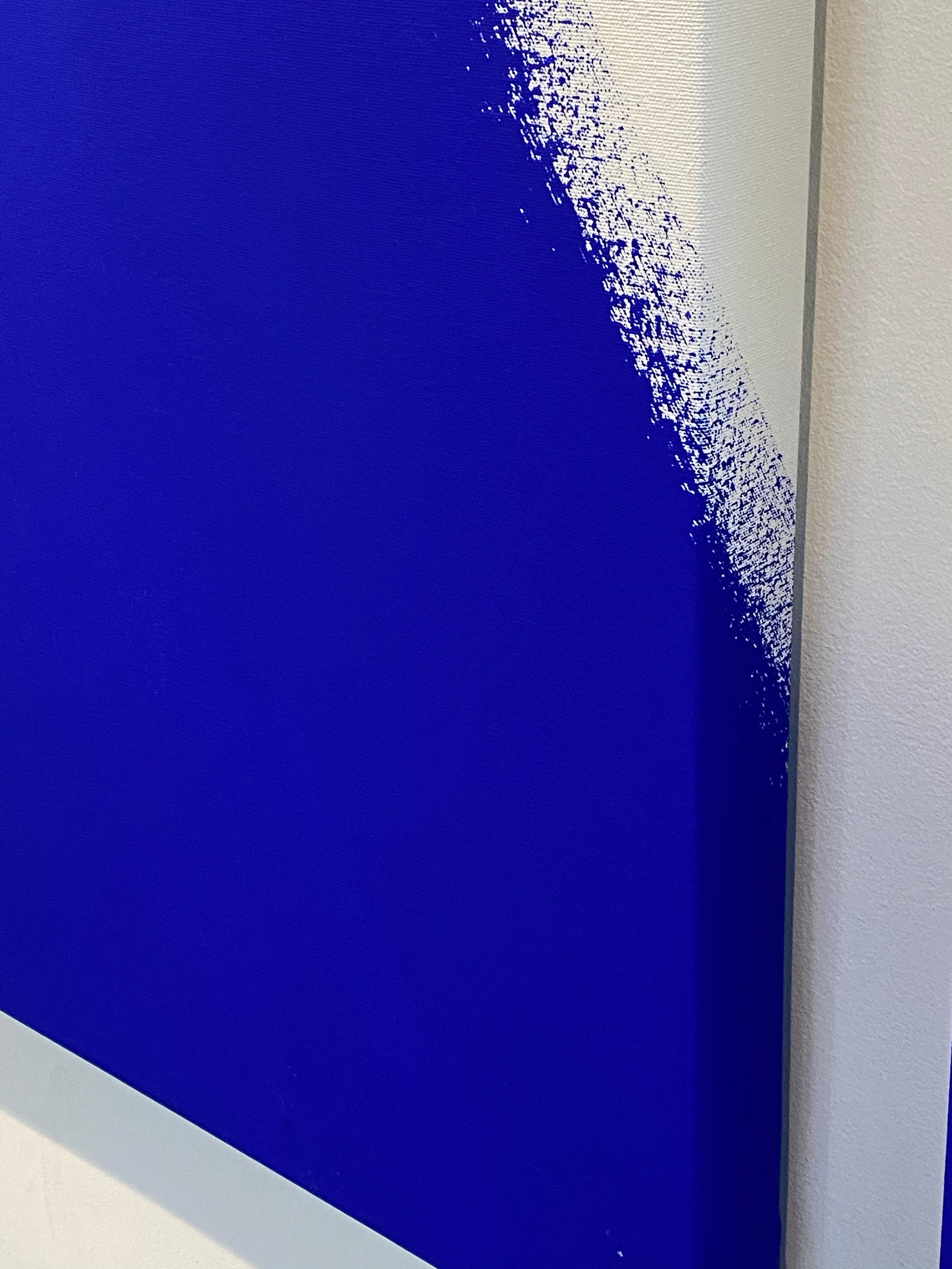 Abstraktes Yves klein Blau 3 im Angebot 2