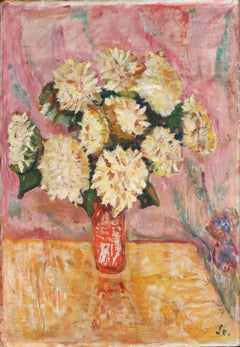 Expressionist Painting by George Alfred Stockburger in Pink and