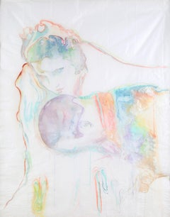 Contemporary female Artist Ulla von Brandenburg Spectre I watercolor