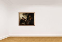 Realistic Hans August Lassen, large painting, Düsseldorf School, main work
