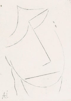 Expressionist etching by German / Russian Alexej von Jawlensky "Kopf "