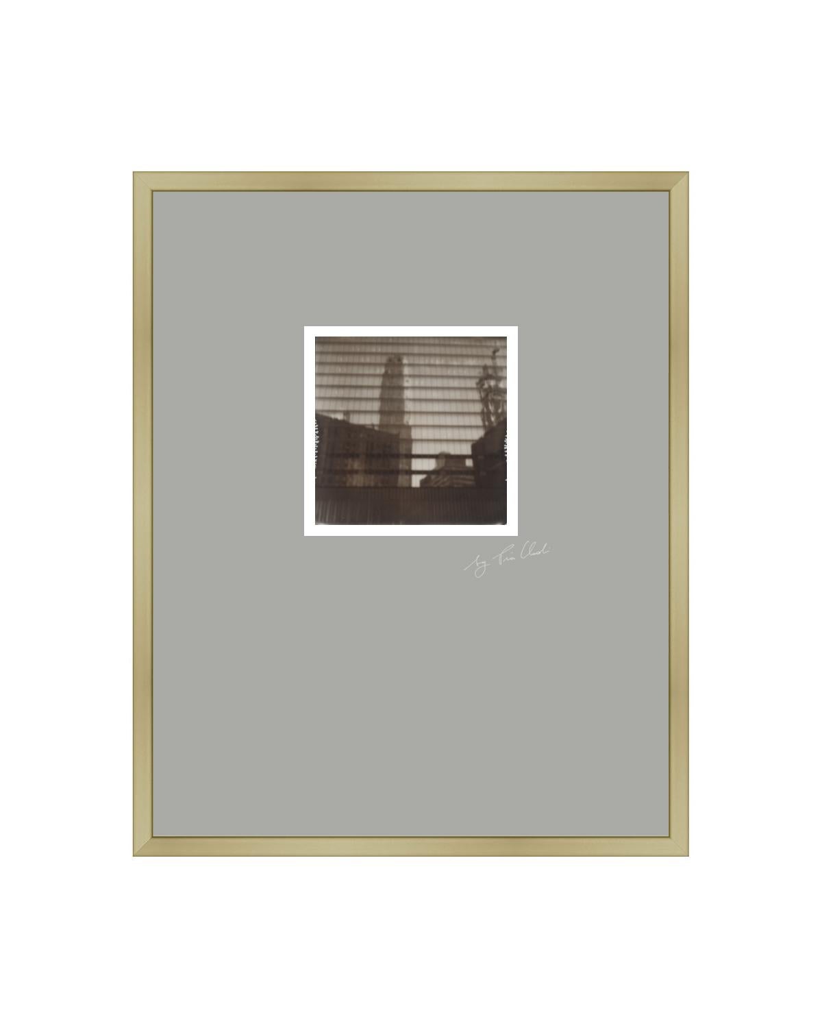 New York III - Paesaggio contemporaneo Polaroid Fotografia originale incorniciata