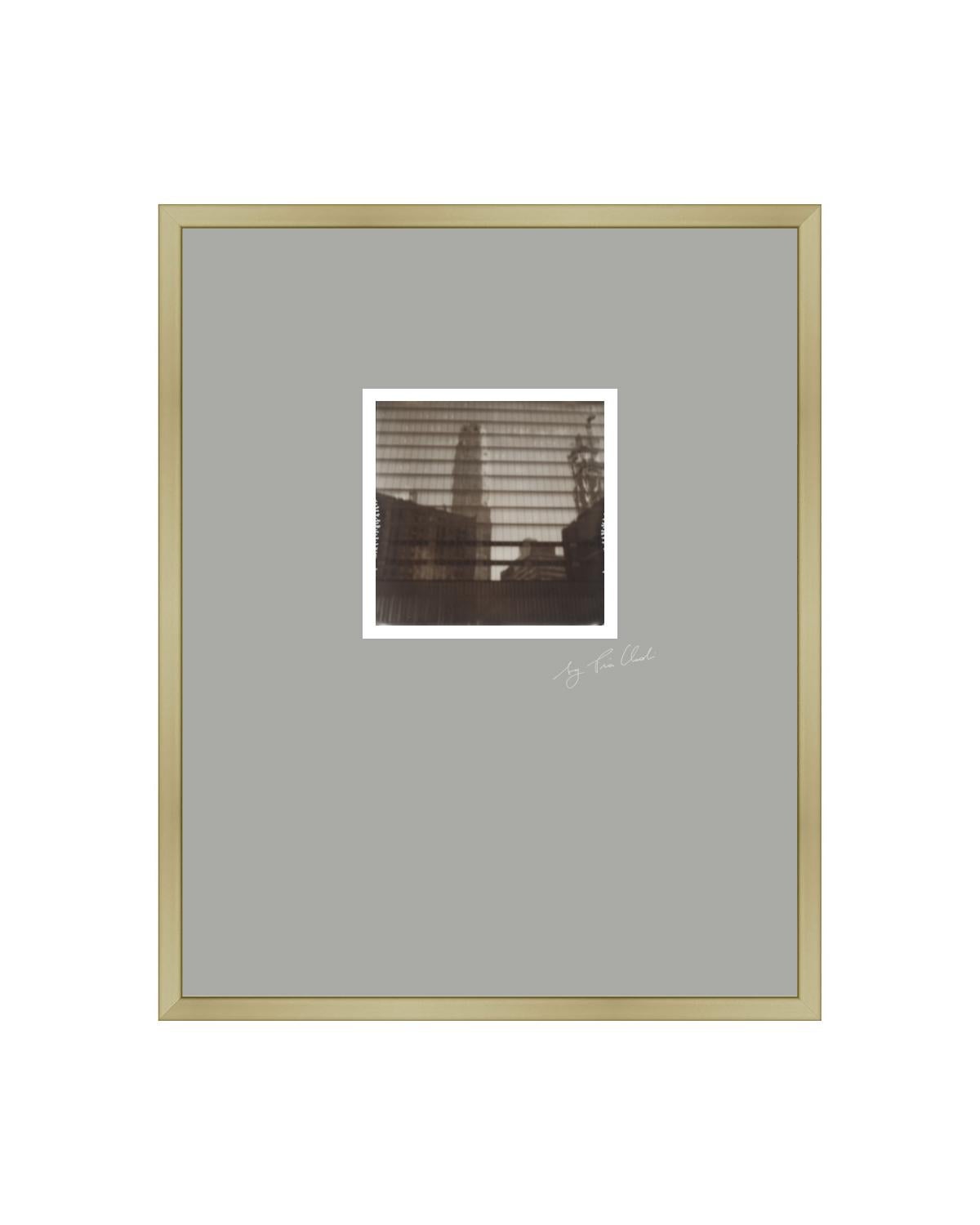 Pia Clodi Landscape Photograph - New York III - Contemporary Landscape Polaroid Original Photograph Framed