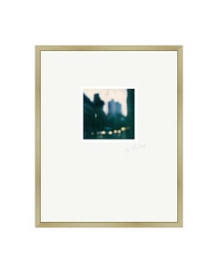 Paris Walks I - Framed Contemporary Landscape Polaroid Original Photograph