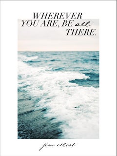 Wherever you are  - 21st Century Contemporary Graphic Quote by Pia Clodi