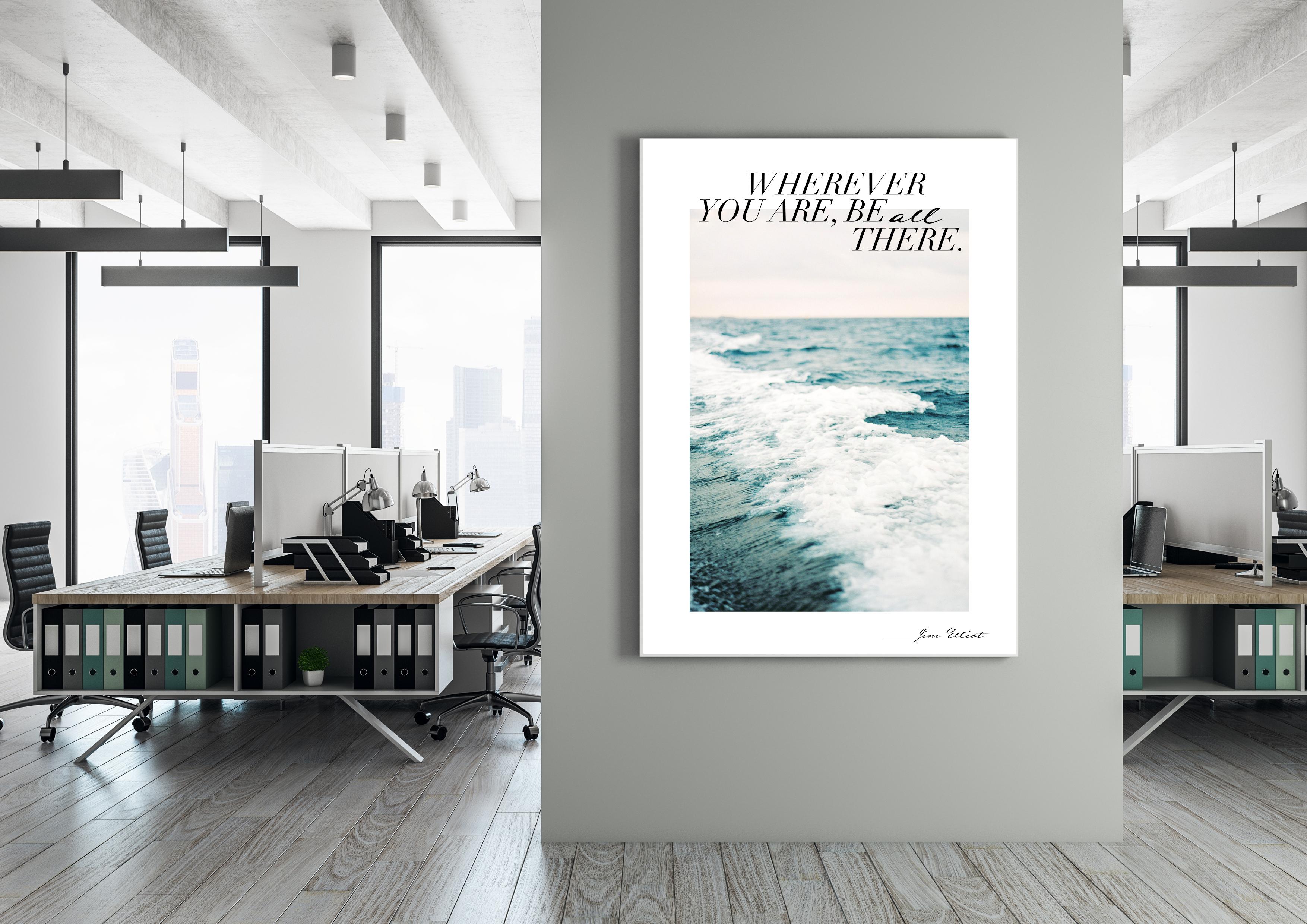 Wherever you are  - 21st Century Contemporary Graphic Quote by Pia Clodi For Sale 1