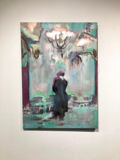 In The Underground - Anro - 21st Century Contemporary Abstract Oil Painting