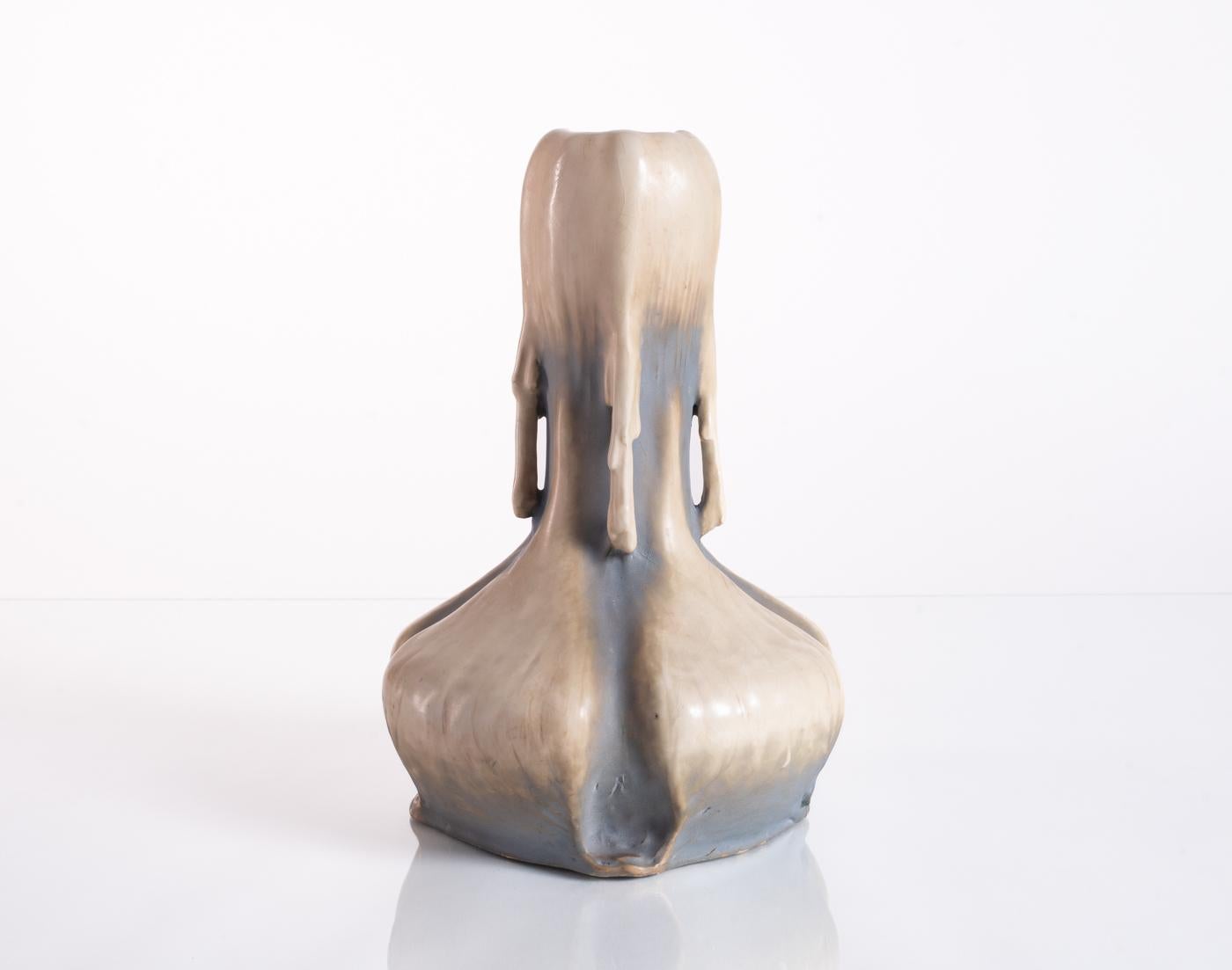EDDA Icy Nordic Vase by RStK Amphora c. 1900 For Sale 1