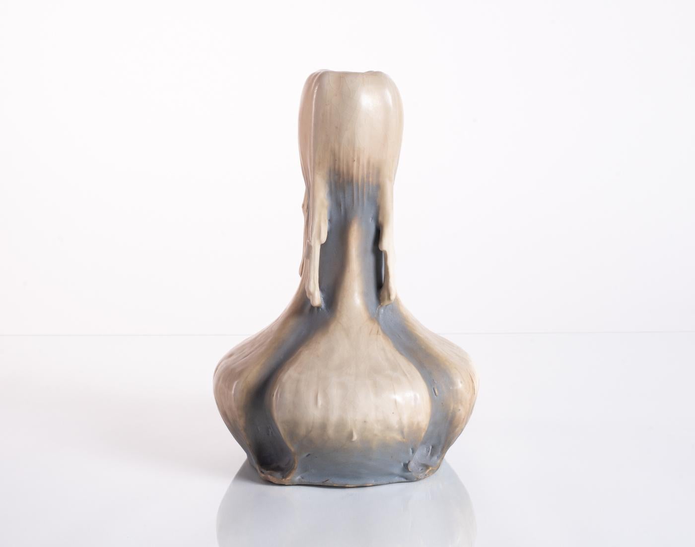 EDDA Icy Nordic Vase by RStK Amphora c. 1900 For Sale 2