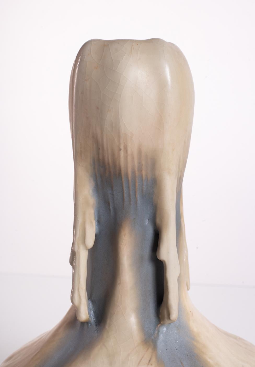 EDDA Icy Nordic Vase by RStK Amphora c. 1900 For Sale 6
