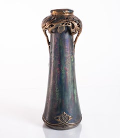 Floral Wreath Vase by Paul Dachsel for Amphora c. 1900