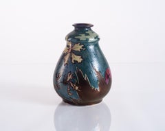 Antique Mountain Sunset Vase by Ernst-Wahliss, Art Nouveau c. 1900