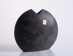 Vase d'art brutaliste en toile de lune Ruscha, lave grasse, mi-siècle moderne, vers 1960