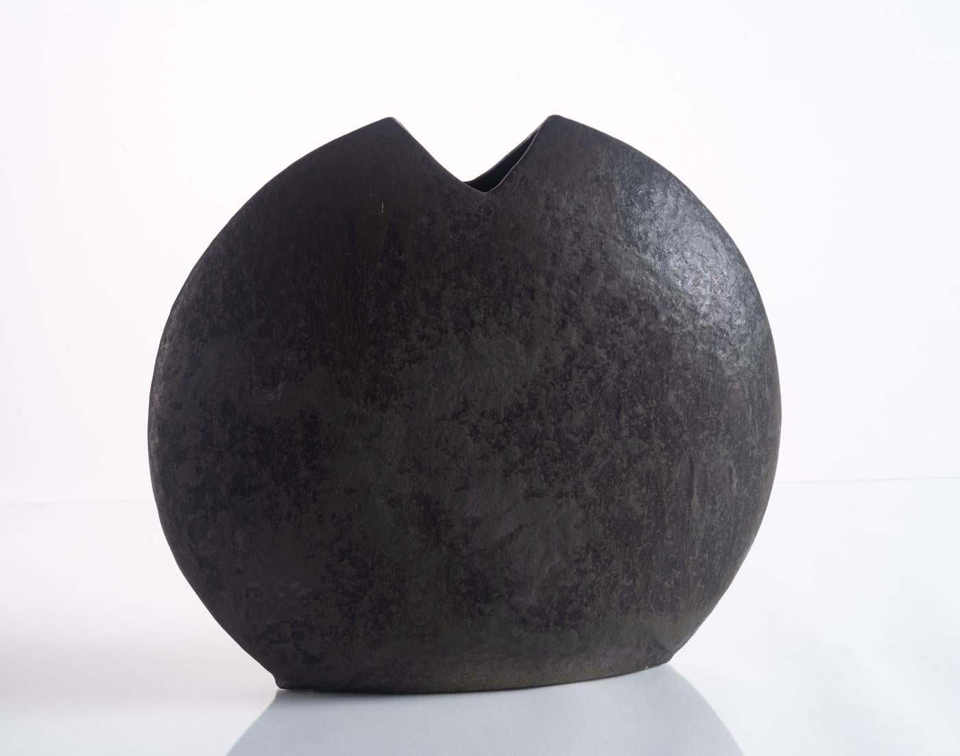 Brutalist Moonvase Ruscha Art Vase, Fat Lava, Mid-Century Modern c. 1960 For Sale 2