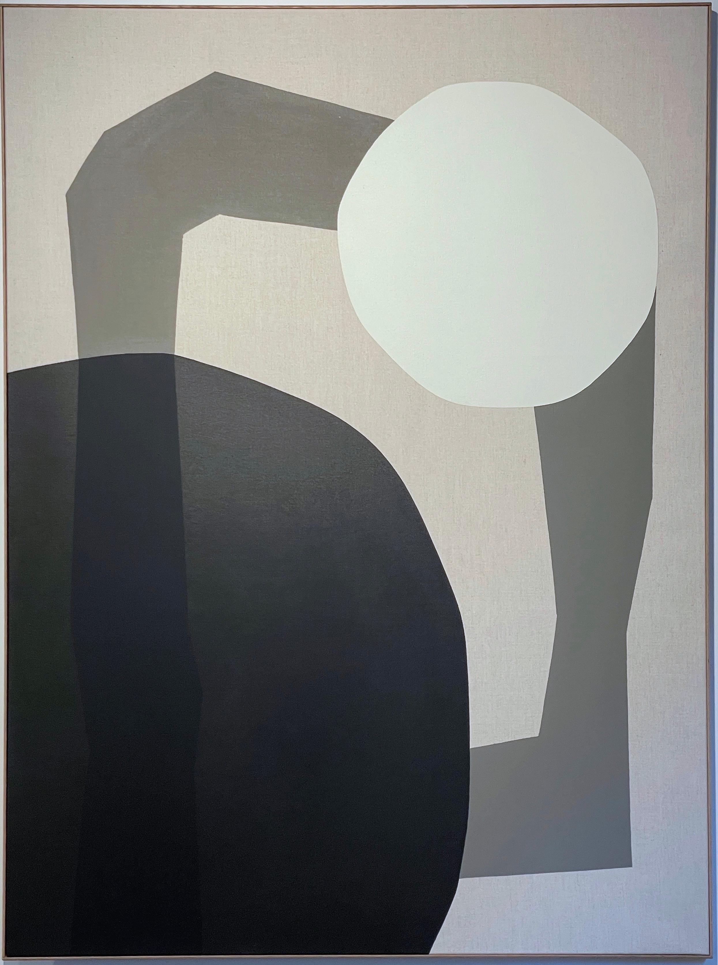 Francois Bonnel  Abstract Painting - François Bonnel, "I'll Be Gone (Tribute to Norah Jones), " minimalist painting
