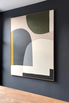 François Bonnel, "Hot Dreams, " minimalist painting on linen canvas