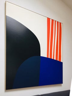 François Bonnel, "Hope Dreams" minimalist painting on linen canvas