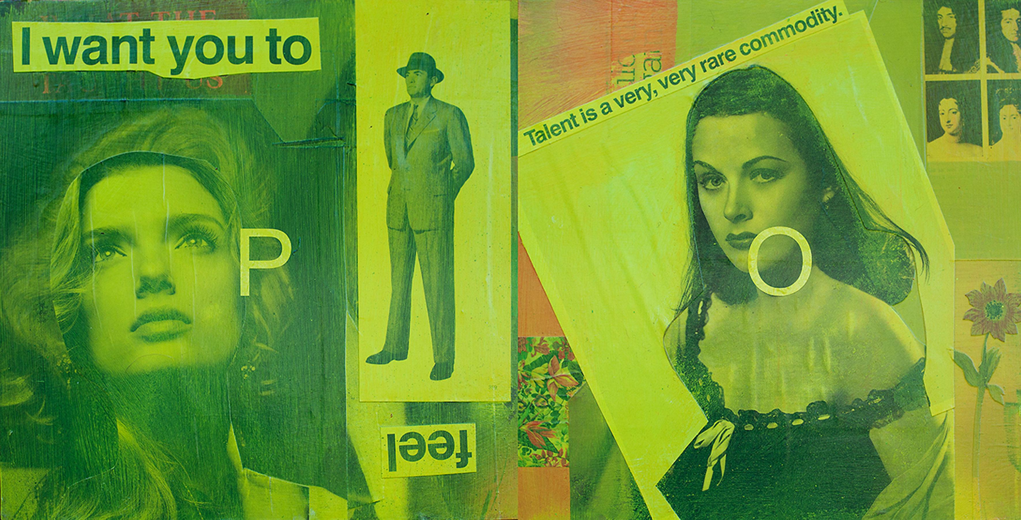 POWER — Dean Reilly b. 1966 (Contemporary, Pop) Mixed Media 2021 For Sale 1