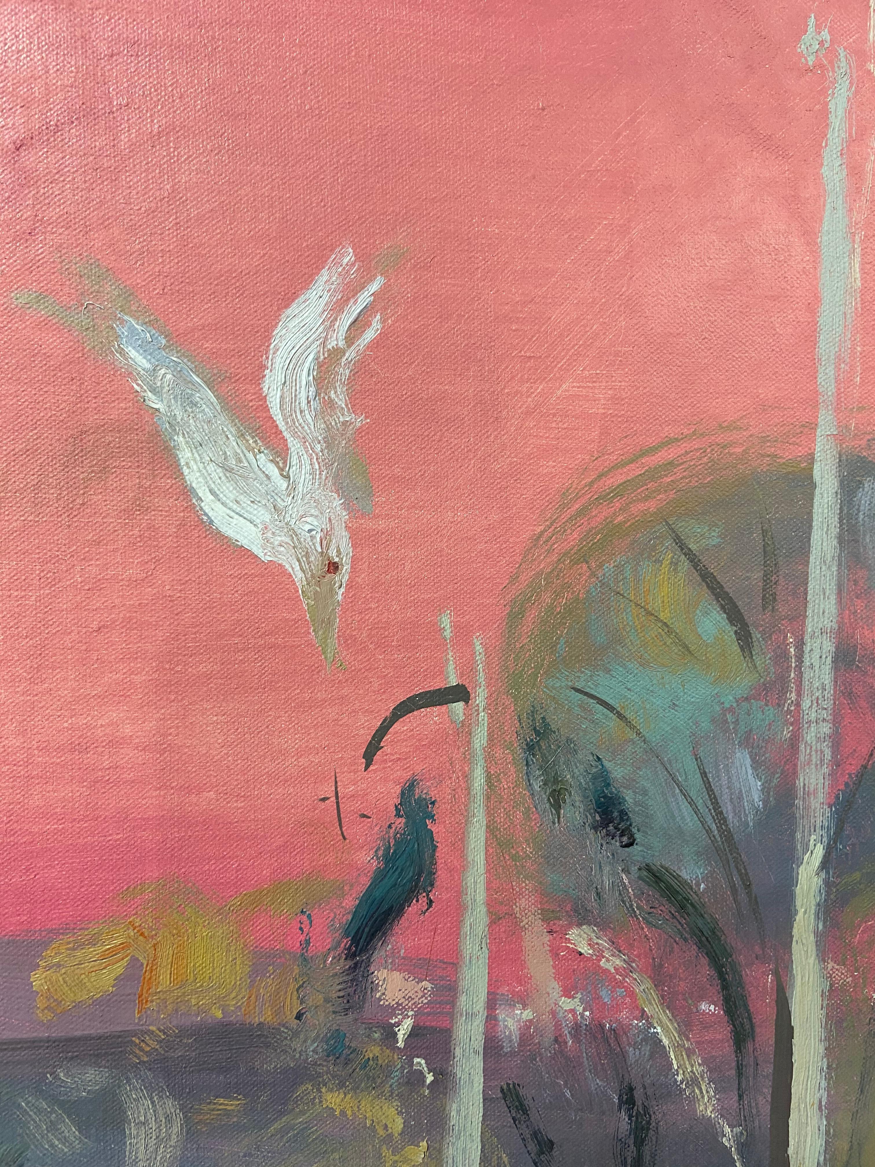 Shoalhaven Landscape & White Bird — Jamie Boyd b. 1948 (Landscape) 2015 For Sale 1