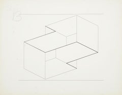 "Costellazione strutturale" - Astratto, Disegno, Geometrico, Nero, Bianco