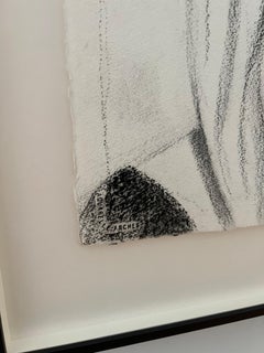 "Chris", charcoal, drawing, Katz, Portrait, cool