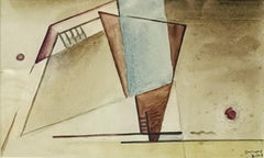 1920s Abstract Drawings and Watercolors