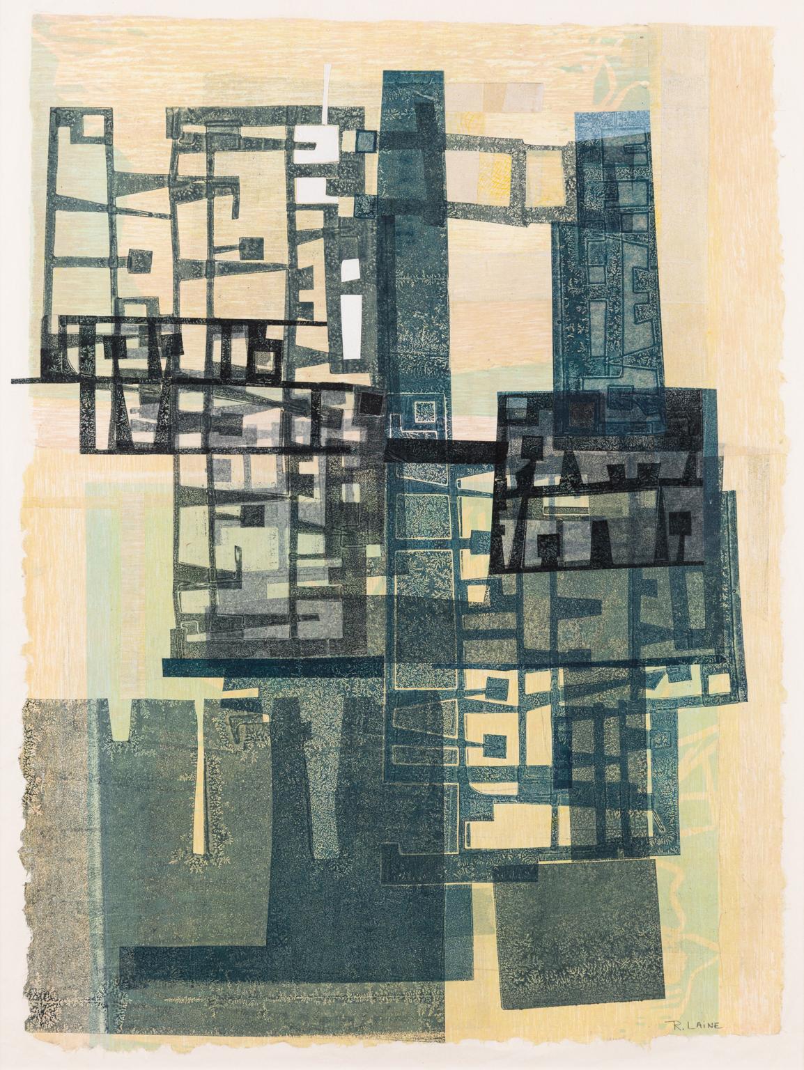 The Space Between II - Abstract Print on Paper