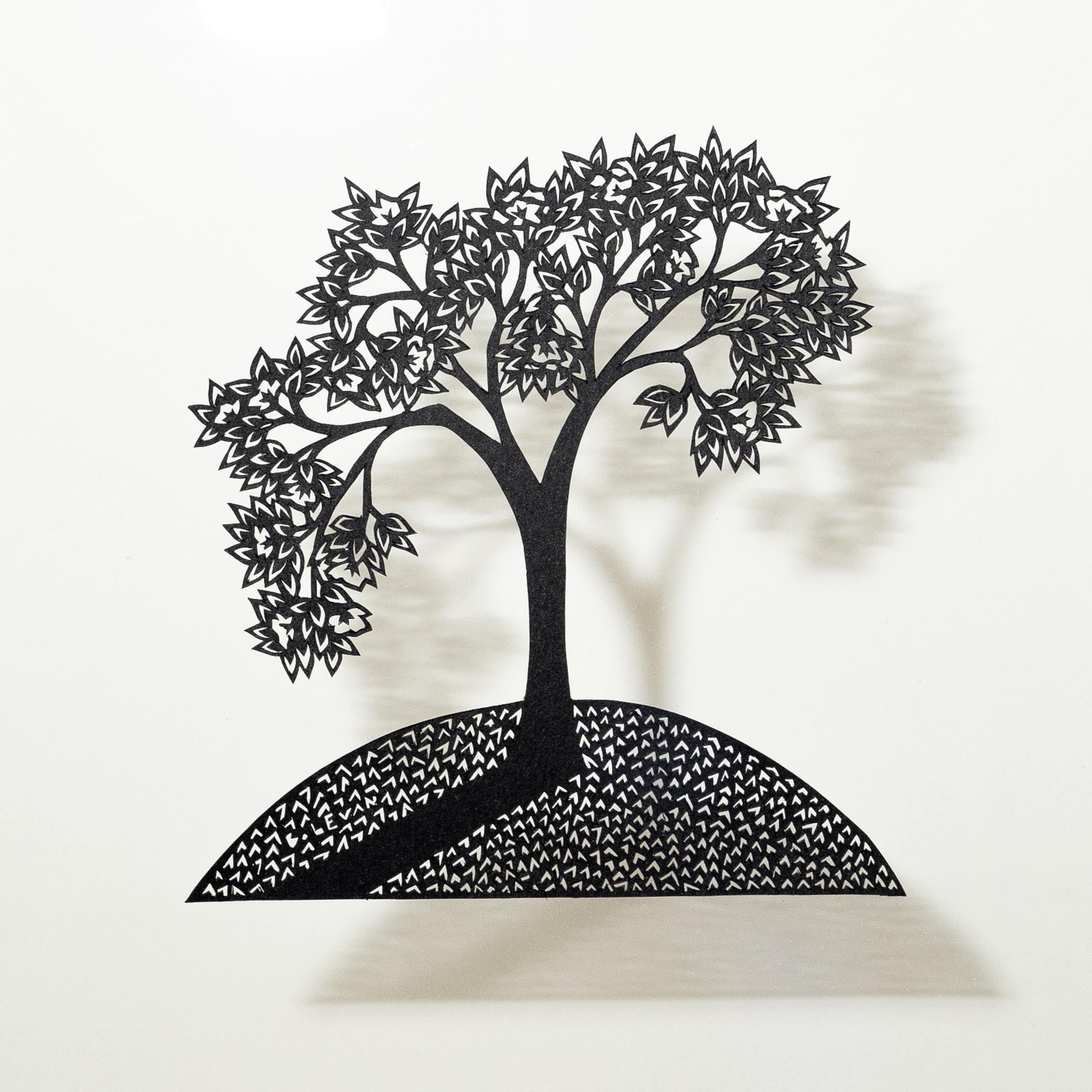 "Longing" A Series of 4 Depicting a Tree's Moving Shadow by Bianca Levan