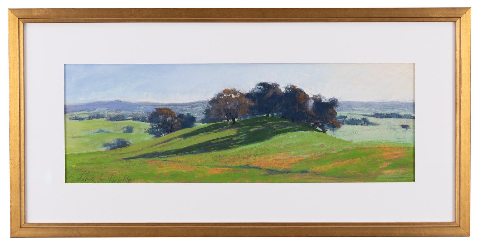 landscape painting hills