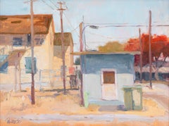 Transitional Center -  Plein Air Architectural Oil Painting Contemporary 