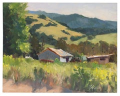 Foothills Above San Vicente - Plein Air Landscape Oil Painting Contemporary 