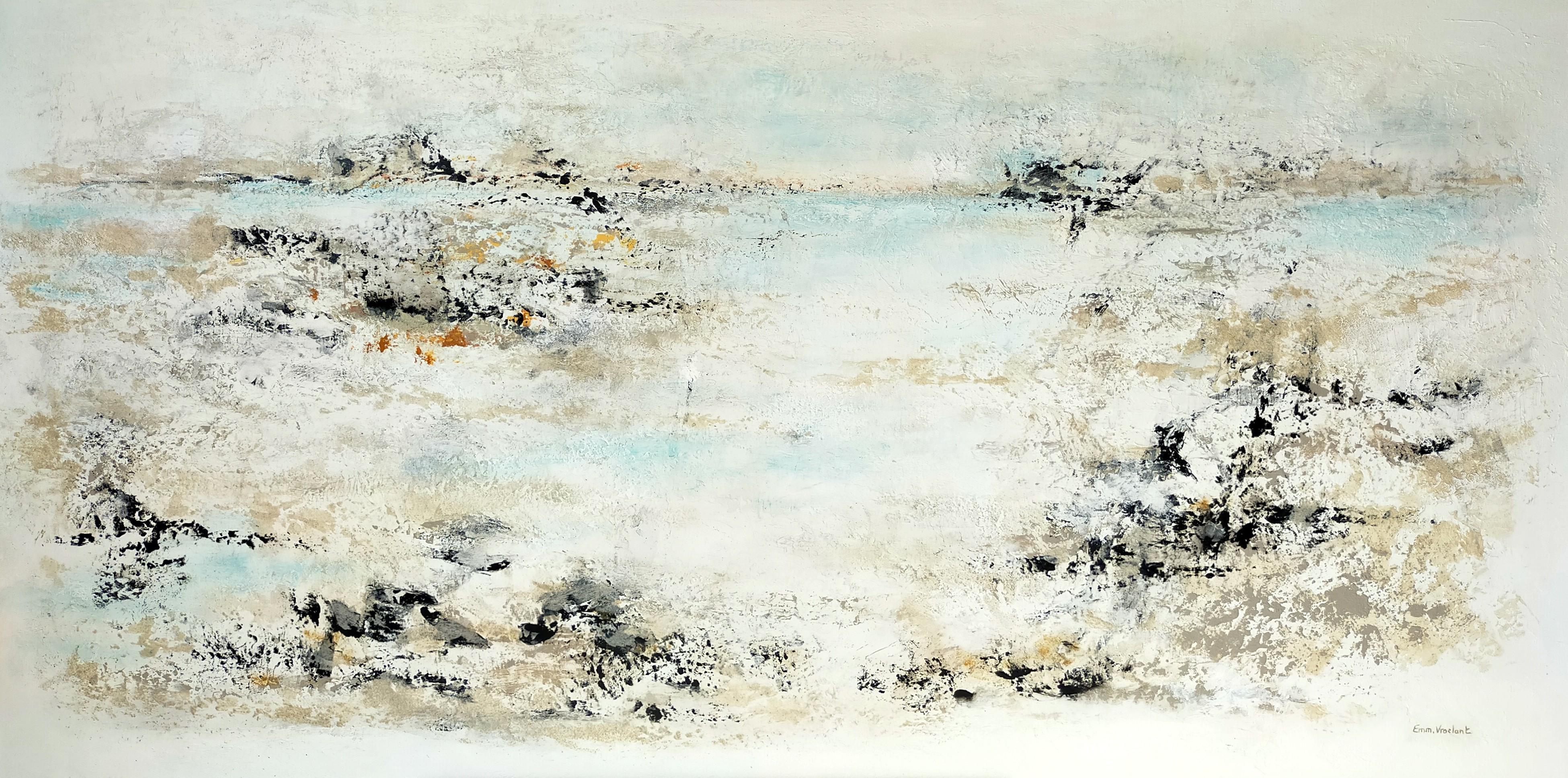 Be Opened, Abstract Painting, Acrylic on Linen Canvas, 2010+, 80x120cm