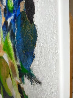 Vitale, peinture abstraite, acrylique sur toile de lin, 2026, 120x160cm