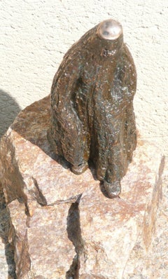 "Afghane" scultura figurativa in bronzo numerata da 2 a 8 19x9x7cm 2009