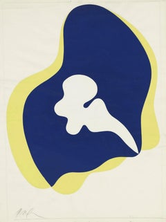 Untitled, Jean Arp, Collage on paper, Abstract, 1960's, Unique, Decorative art