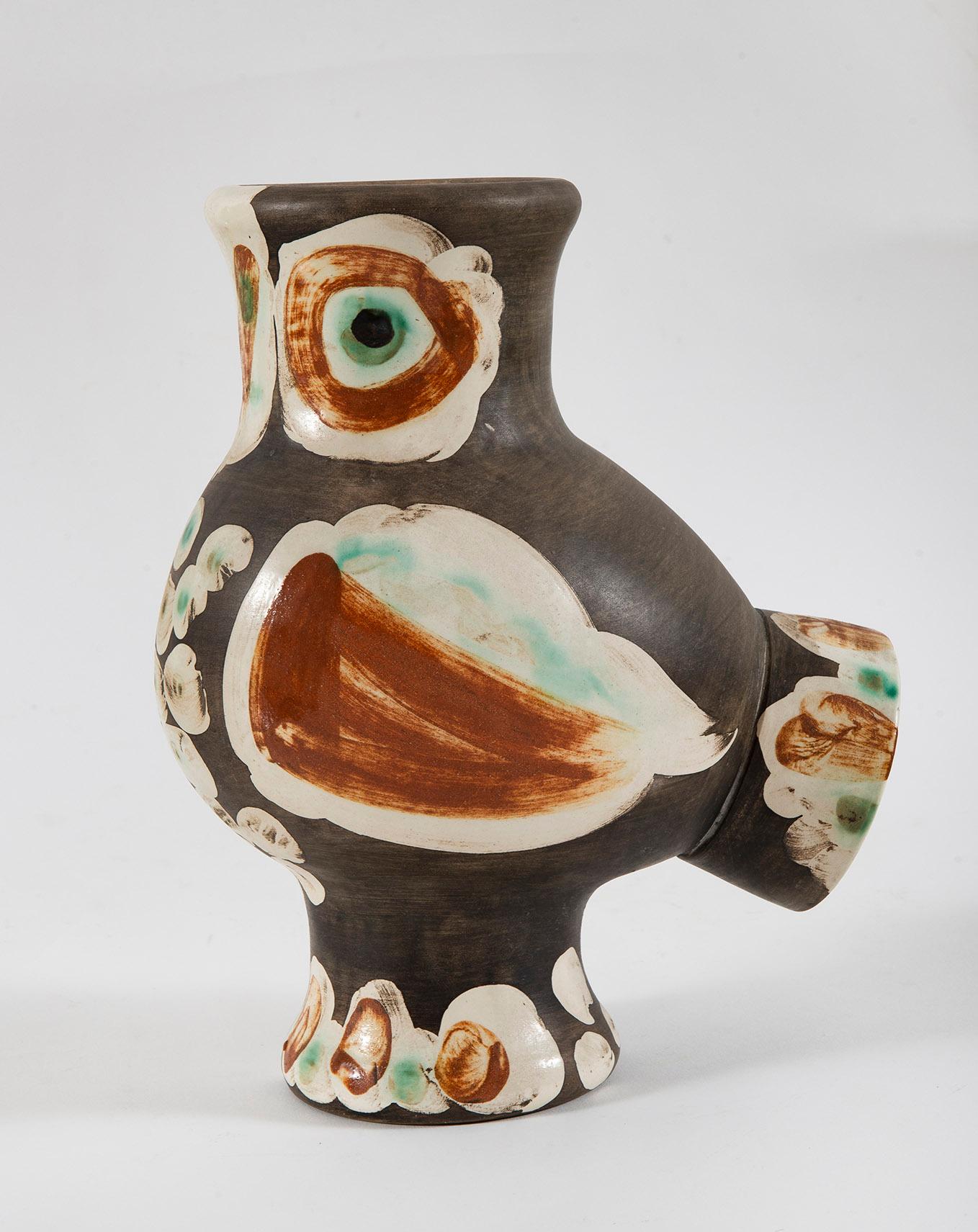 Chouette, Picasso, 1960's, Owl, Animal, Pitcher, Jar, Design, Interior, Multiple