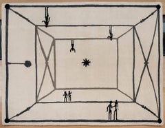 La Rencontre, Diego Giacometti, Design, Tapestry, Tapis