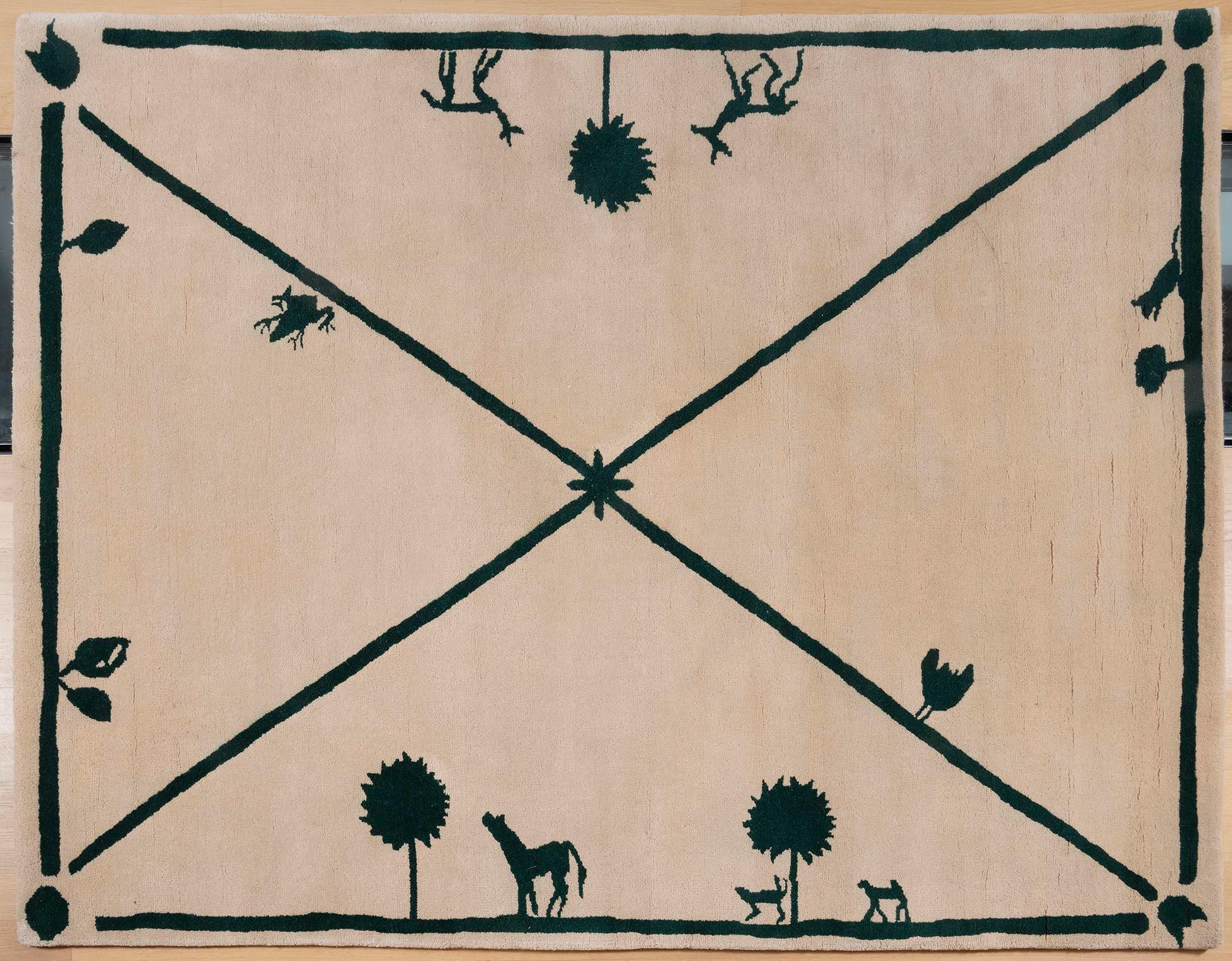 La Promenade des Amis, Diego Giacometti, Design, Tapestry, Tapis